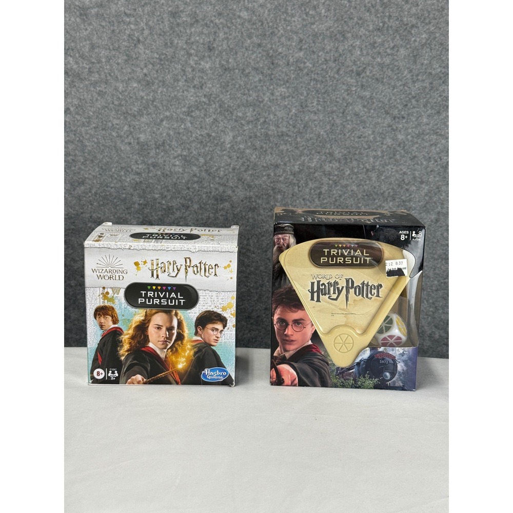 Harry Potter Trivial Pursuit Bundle 2 Travel Bite Size Editions 1200 Questions
